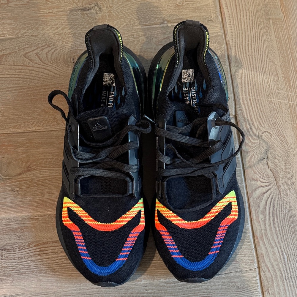 Adidas Ultraboost Black Multicolor Sneakers